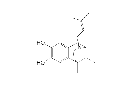 1,2,3,4,5,6-hexahydro-6,11-dimethyl-3-(3-methyl-2-butenyl)-2,6-methano-3-benzazocin-8,9-diol