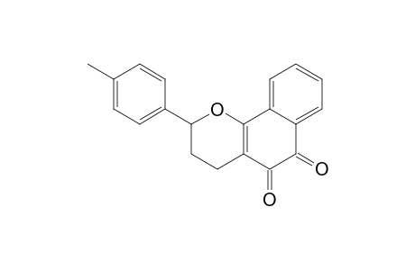 2-PARA-TOLYL-3,4-DIHYDRO-2H-BENZO-[H]-CHROMENE-5,6-DIONE