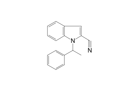 1-(1-Phenylethyl)-1H-indole-2-carbonitrile