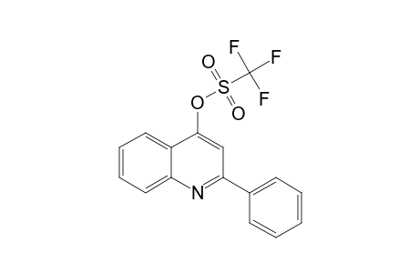 2-PHENYL-4-TRIFLUOROMETHYLSULFONYLOXY-QUINOLINE