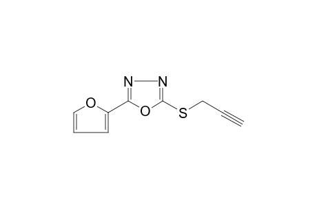 2-(2-Furyl)-5-(2-propynylsulfanyl)-1,3,4-oxadiazole