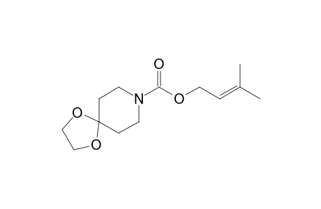 3-Methylbut-2-en-1-yl 1,4-dioxa-8-azaspiro[4,5]dec-8-carboxylate