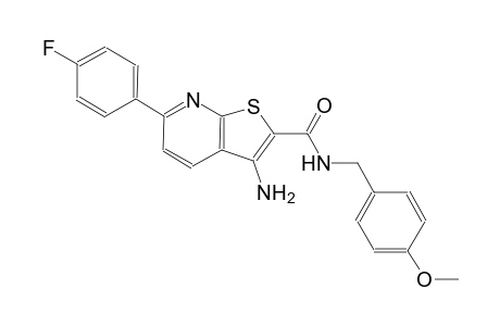 3-amino-6-(4-fluorophenyl)-N-(4-methoxybenzyl)thieno[2,3-b]pyridine-2-carboxamide