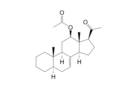 Pregn-7-en-20-one, 12-(acetyloxy)-, (5.alpha.,12.beta.)-