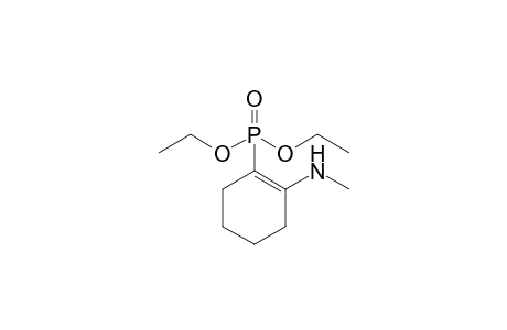 Diethyl 2-(methylamino)cyclohex-1-enylphosphonate