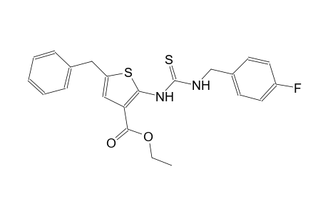 ethyl 5-benzyl-2-({[(4-fluorobenzyl)amino]carbothioyl}amino)-3-thiophenecarboxylate