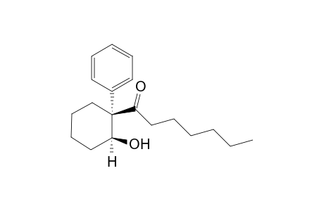 2-(1-Oxoheptyl)-2-phenylcyclohexan-1-ol