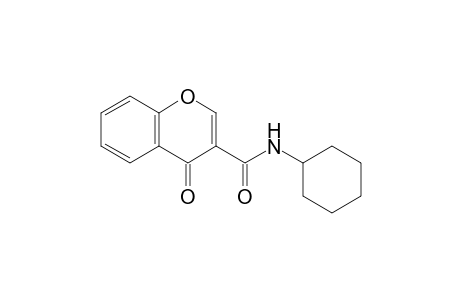 N-Cyclohexyl-4-oxo-4H-1-benzopyran-3-carboxamide