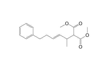 Methyl 2-(methoxycarbonyl)-3-methyl-7-phenylhept-4-enoate