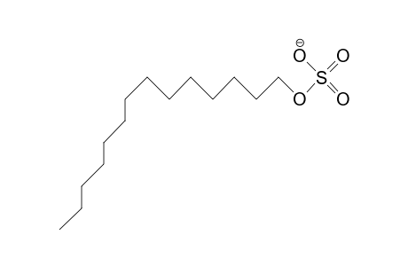 Tetradecyl-sulfate anion