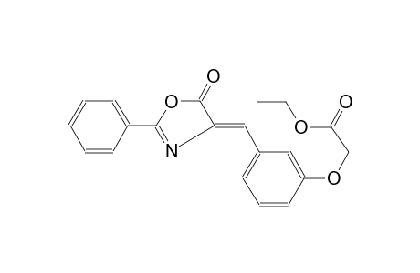 acetic acid, [3-[(Z)-(5-oxo-2-phenyl-4(5H)-oxazolylidene)methyl]phenoxy]-, ethyl ester