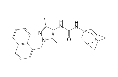 N-(1-adamantyl)-N'-[3,5-dimethyl-1-(1-naphthylmethyl)-1H-pyrazol-4-yl]urea