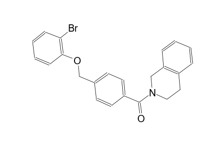2-bromophenyl 4-(3,4-dihydro-2(1H)-isoquinolinylcarbonyl)benzyl ether