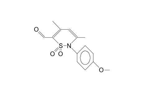 4-(4-Methoxy-phenyl)-2,4-dimethoxy-5-formyl-1,3-butadiene-1,4-sutame