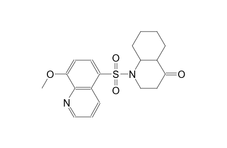 4(1H)-quinolinone, octahydro-1-[(8-methoxy-5-quinolinyl)sulfonyl]-
