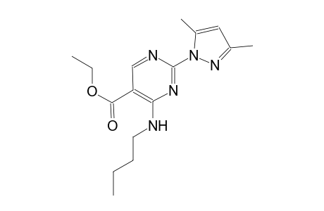 ethyl 4-(butylamino)-2-(3,5-dimethyl-1H-pyrazol-1-yl)-5-pyrimidinecarboxylate