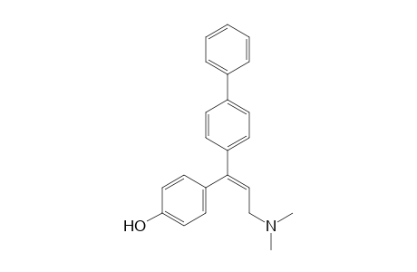3-(1,1'-biphenyl-4-yl)-3-(4-hydroxyphenyl)-N,N-dimethyl-2-propen-1-amine
