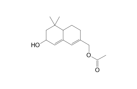 Acetic acid 7-hydroxy-5,5-dimethyl-3,4,4a,5,6,7-hexahydro-naphthalen-2-ylmethyl ester