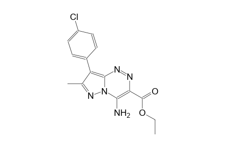 ethyl 4-amino-8-(4-chlorophenyl)-7-methylpyrazolo[5,1-c][1,2,4]triazine-3-carboxylate