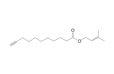 Undec-10-ynoic acid, 3-methylbut-2-en-1-yl ester