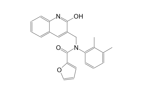 N-(2,3-dimethylphenyl)-N-[(2-hydroxy-3-quinolinyl)methyl]-2-furamide