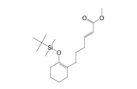 (E)-Methyl 6-{2-(tert-Butyldimethylsiloxy)cyclohex-1-en-1-yl}hex-2-enoate