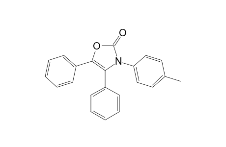 2(3H)-Oxazolone, 3-(4-methylphenyl)-4,5-diphenyl-