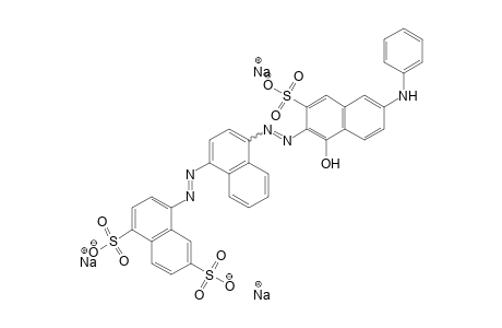 1,6-Naphthalenedisulfonic acid, 4-[[4-[[1-hydroxy-6-(phenylamino)-3-sulfo-2-naphthalenyl]azo]-1-naphthalenyl]azo]-, trisodium salt