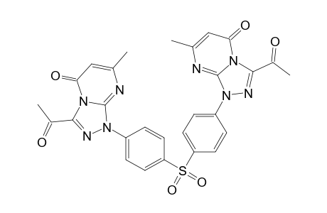 1,1'(Sulfonylbis(4,1-phenylene))bis(3-acetyl-7-methyl[1,2,4]triazolo[4,3-a]pyrimidin-5(1H)-one)