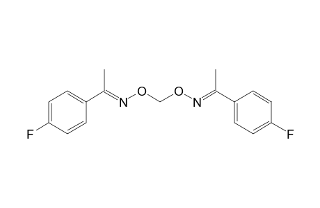 Ethanone, 1-(4-fluorophenyl)-, O-[[[[1-(4-fluorophenyl)ethylidene]amino]oxy]methyl]oxime