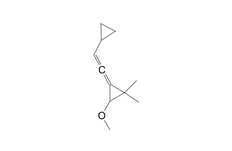 2-(2-Cyclopropylethenylidene)-3-methoxy-1,1-dimethylcyclopropane