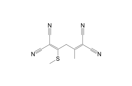 2-Methyl-4-(methylthio)-1,4-pentadiene-1,1,5,5-tetracarbonitrile