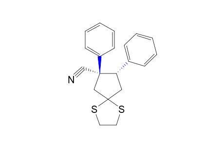 7,8-trans-DIPHENYL-1,4-DITHIASPIRO[4.4]NONANE-7-CARBONITRILE