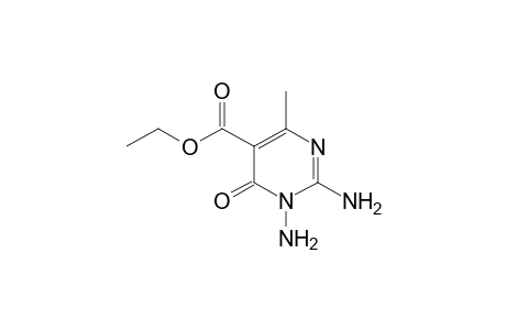 Ethyl 1,2-diamino-4-methyl-6-oxo-1,6-dihydropyrimidine-5-carboxylate