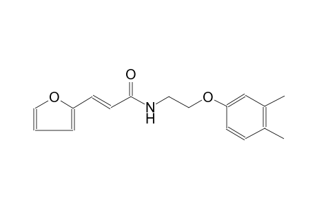 Propenamide, 3-(2-furyl)-N-[2-(3,4-dimethylphenoxy)ethyl]-
