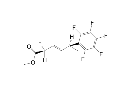2-Methyl-5-(perfluorophenyl)hex-3-enoic acid methyl ester