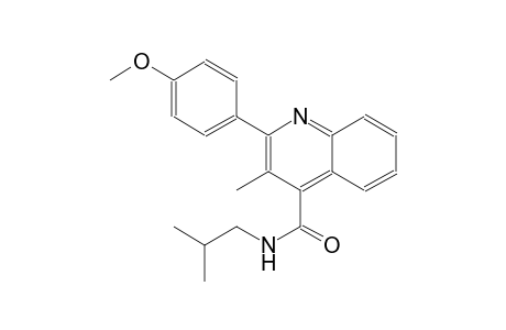 N-isobutyl-2-(4-methoxyphenyl)-3-methyl-4-quinolinecarboxamide