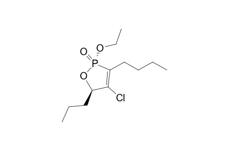 trans-3-Butyl-4-chloro-2-ethoxy-2,5-dihydro-5-propyl-1,2-oxaphosphole 2-Oxide