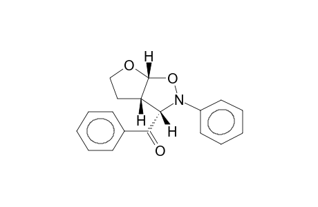 2-PHENYL-EXO-3-BENZOYLTETRAHYDROFURANO[3,2-D]ISOXAZOLIDINE