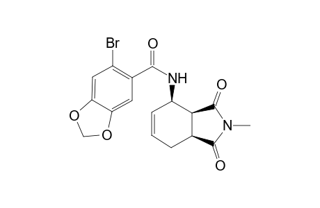 6-Bromo-N-((3aS,4R,7aS)-2-methyl-1,3-dioxo-2,3,3a,4,7,7a-hexahydro-1H-isoindol-4-yl)benzo[d-1,3]dioxole-5-carboxamide