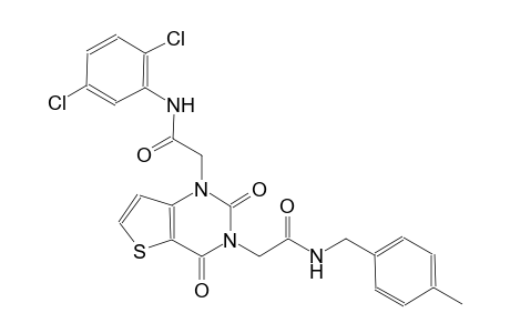 1-[3-(2,5-dichlorophenyl)-2-oxopropyl]-3-[4-(4-methylphenyl)-2-oxobutyl]-1H,2H,3H,4H-thieno[3,2-d]pyrimidine-2,4-dione