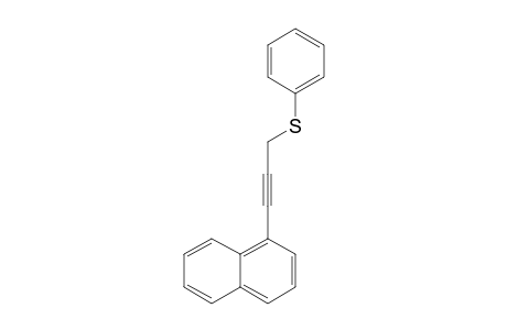 1-(3-Phenylsulfanyl-prop-1-ynyl)-naphthalene