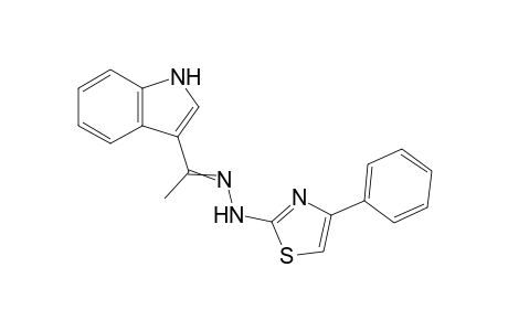 2-(2-(1-(1H-indol-3-yl)ethylidene)hydrazinyl)-4-phenylthiazole