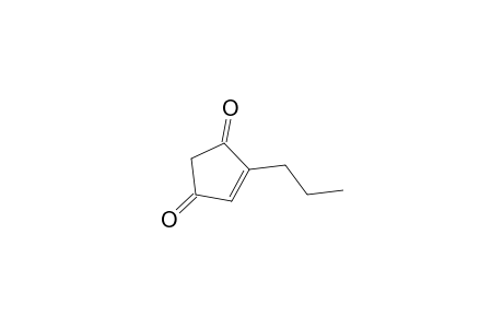 4-Cyclopentene-1,3-dione, 4-propyl-
