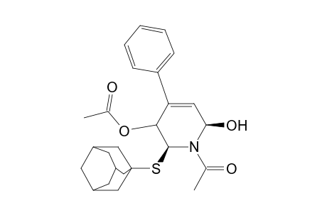 N-Acetyl-3-acetoxy-6-hydroxy-4-phenyl-2-(1-adamantylthio)pyridine