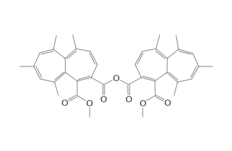 1,2-Heptalenedicarboxylic acid, 5,6,8,10-tetramethyl-, bimol.2,2'-monoanhydride, 1,1'-dimethyl ester, (.+-.)-