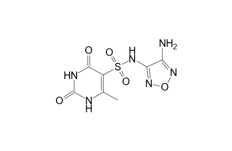 N-(4-amino-1,2,5-oxadiazol-3-yl)-6-methyl-2,4-dioxo-1H-pyrimidine-5-sulfonamide