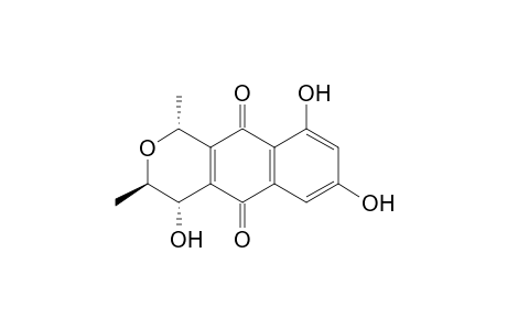 (1R,3R,4S)-1,3-dimethyl-4,7,9-tris(oxidanyl)-3,4-dihydro-1H-benzo[g]isochromene-5,10-dione