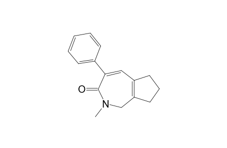2-METHYL-4-PHENYL-1,6,7,8-TETRAHYDROCYCLOPENTA-[C]-AZEPIN-3-(2H)-ONE