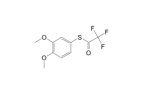 3,4-Dimethoxythiophenol, S-trifluoroacetyl-